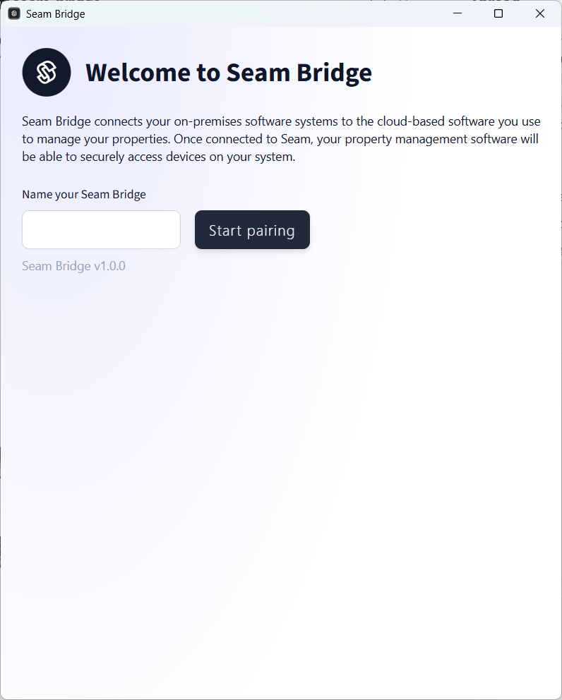 Welcome to Seam Bridge window