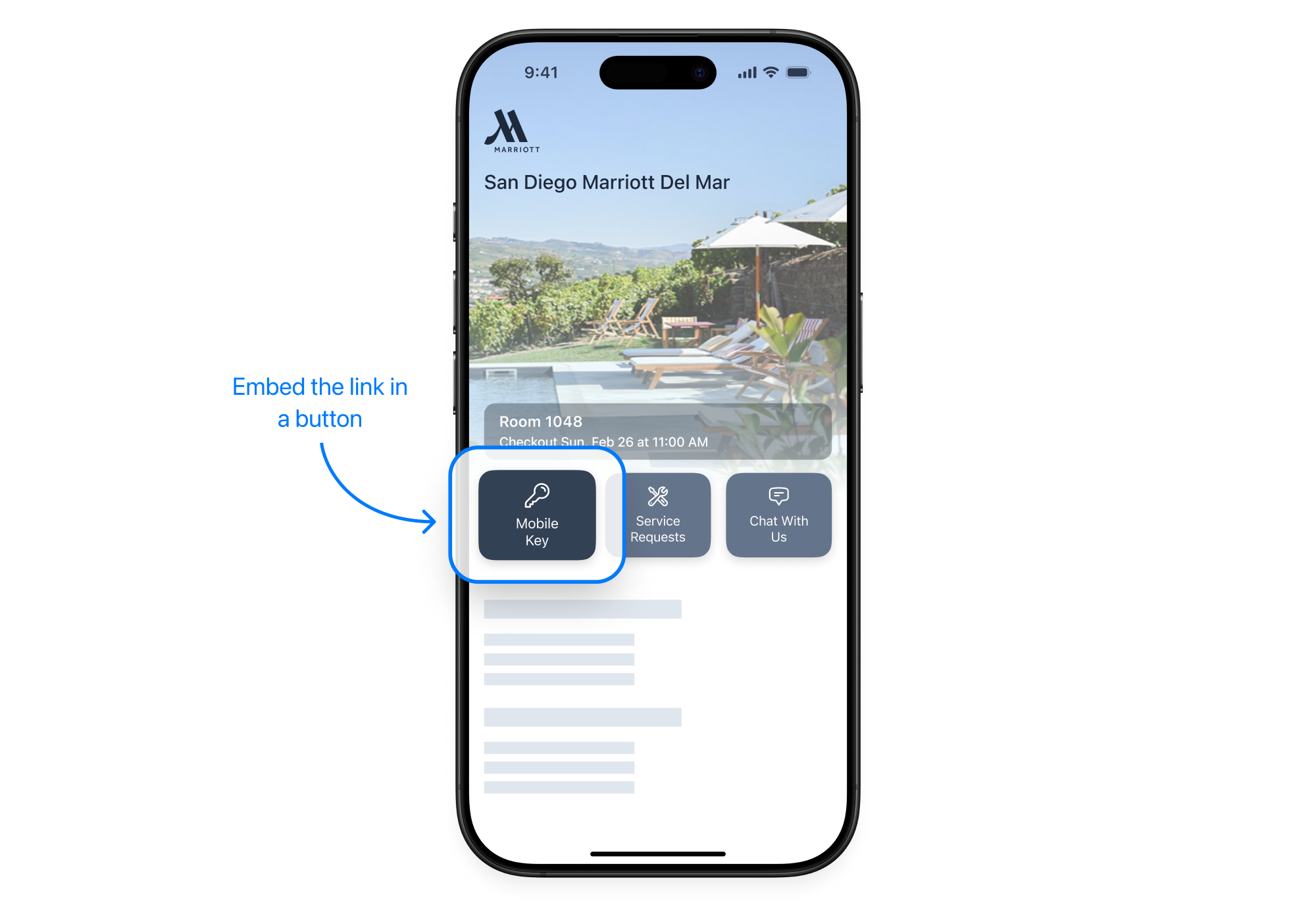 Example: Embed an Instant Key in an app.