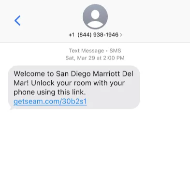 Example: Share an Instant Key using a text message.