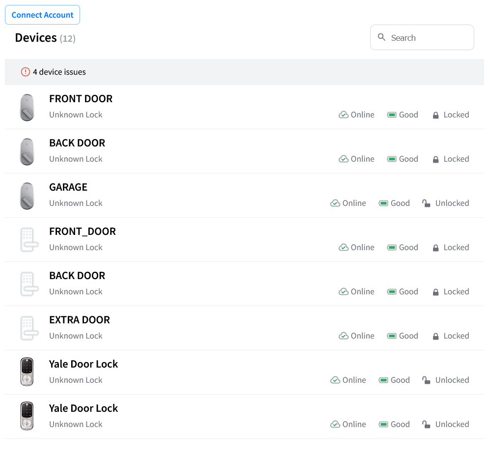 Device list